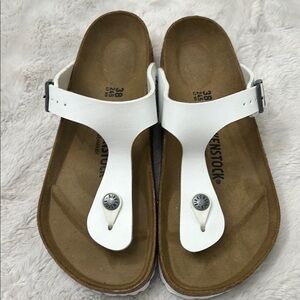 Birkenstock White Sandals